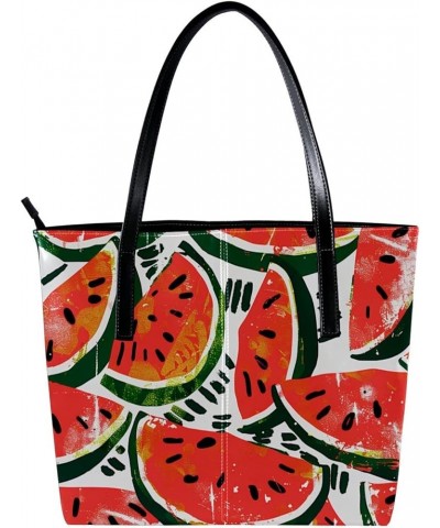 Tote Bag, Large Tote Bag, Women's Tote Handbags, Watermelon Hello August, Tote Bag for Work Design 7155 $22.35 Totes