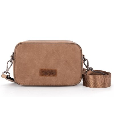 RFID Blocking Crossbody Purses for Women Cell Phone Wallet with Credit Card Slots W Khaki $19.94 Crossbody Bags