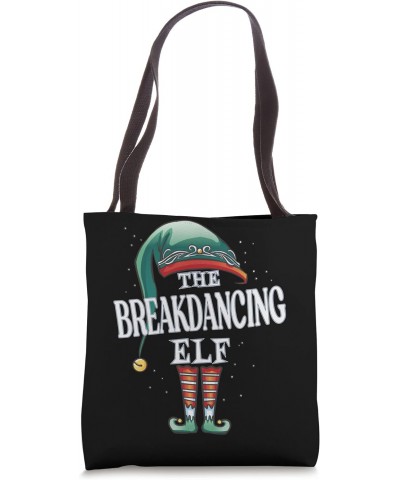 Breakdancing Elf Christmas Group Xmas Pajama Party Tote Bag $10.53 Totes