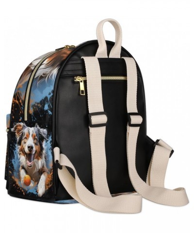 Cute Dog Animal Backpack Purse for Women PU Leather Lightweight Ladies Shoulder Fashion Satchel Bags Travel Casual Daypack $2...