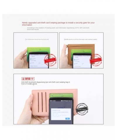 Wallet Card Holder Ladies Wallet Mini Multifunctional Bag Bank Card Holder Business Card Holder Coin Purse9 Colors (???2) $16...