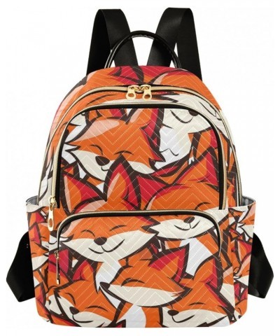 Small Backpack Purse for Women, Cute Foxes Travel Bag Casual Daypack Shoulder Bag Medium $19.43 Backpacks