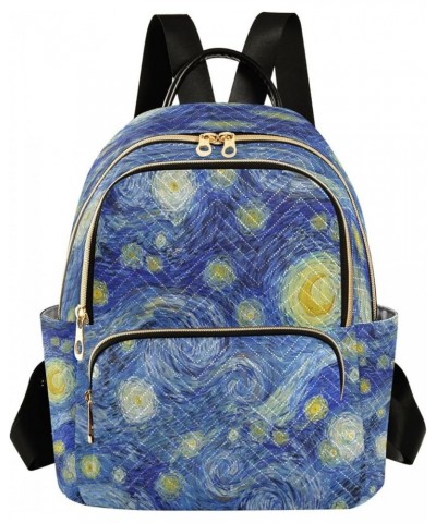 Cloud Galaxy Artwork Women Backpack Purse Ladies Fashion Shoulder Bag Daypack Travel Bag 10L Medium $14.35 Backpacks