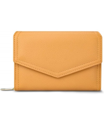 Wallet Short Wallet Female Fashion Multi-Function Wallet Zipper Wallet Wallet (Color : Yellow) Blue $19.79 Wallets