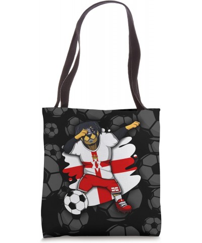 Dabbing Rottweiler Northern Ireland Soccer Fans Jersey Sport Tote Bag $14.67 Totes