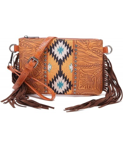 Wristlet Wallets for Women Boho Wristlet Wallet Boho Aztec Credit Card Holder Crossbody Purse Leather Clutch Purses for Women...