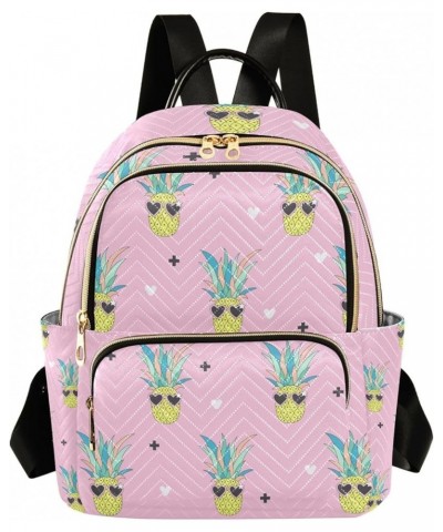 Small Backpack for Women Travel Bag Cute Pineapple with Glasses Daypack Purse Fashion Shoulder Bag Rucksack Small B11 $12.22 ...