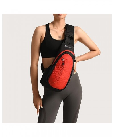 Women Shoulder Handbag Hiking Chest Bag Man Women Small Size Outdoor Multifunctional Sling Backpack Fashionable, BU1, One Siz...