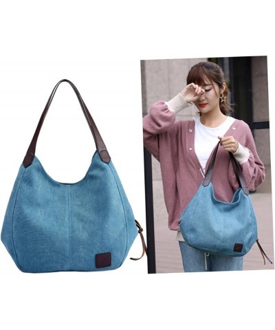 2pcs carteras para mujer de colgar hombro handbag for women tote bag for women Handle Shoulder Tote Bluex2pcs $19.18 Shoulder...