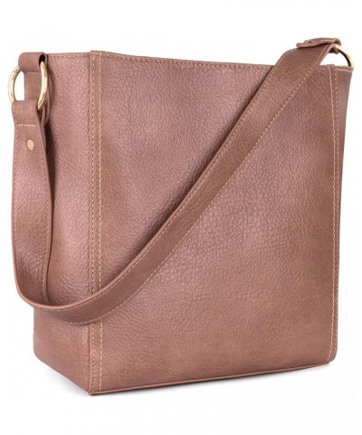 Purses for Women Shoulder Purses and Handbags Hobo Bags for Women B Dark Pink $14.74 Hobo Bags