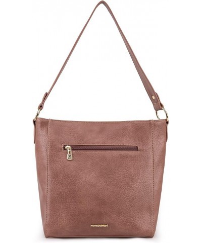 Purses for Women Shoulder Purses and Handbags Hobo Bags for Women B Dark Pink $14.74 Hobo Bags