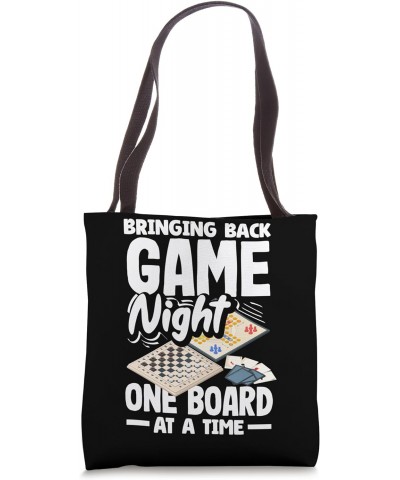 Classic Board Game Night Enthusiast Group Gathering Tote Bag $12.74 Totes