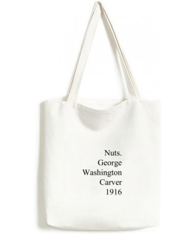 George Carver Quotes Tote Canvas Bag Shopping Satchel Casual Handbag $13.64 Totes