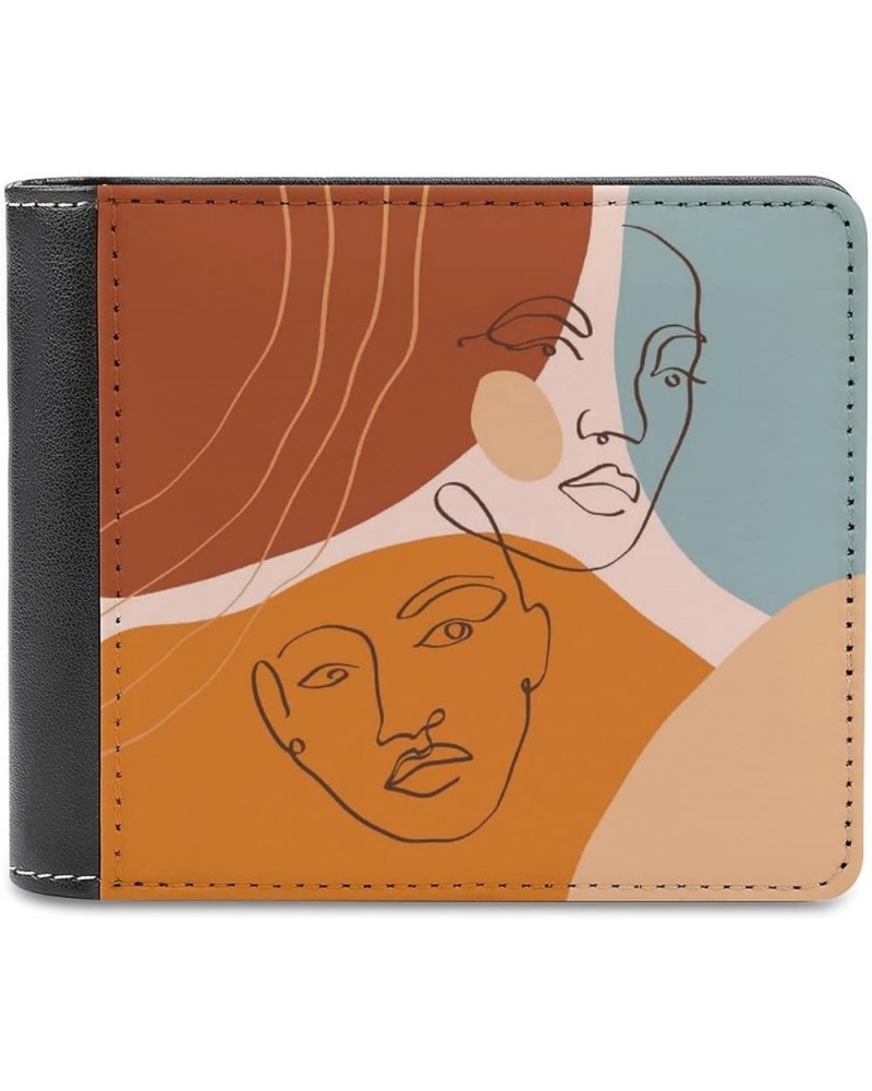 Soft PU Leather Bifold Wallet, Coin Purse Credit Pass Case, Durable Card-Holder Slim Billfold for Men Woman Money Storage Mul...