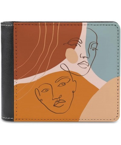 Soft PU Leather Bifold Wallet, Coin Purse Credit Pass Case, Durable Card-Holder Slim Billfold for Men Woman Money Storage Mul...