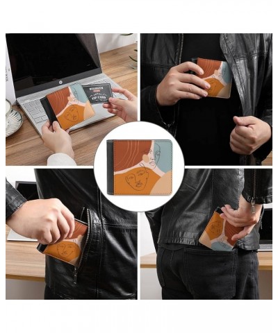 Soft PU Leather Bifold Wallet, Coin Purse Credit Pass Case, Durable Card-Holder Slim Billfold for Men Woman Money Storage Mul...