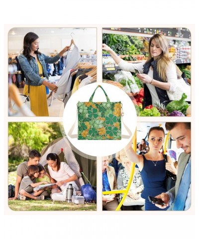 St Patricks Day Colorful Theme Women's Tote Handbags Top Handle Satchel Shoulder Bag Crossbody Bag M $14.85 Totes