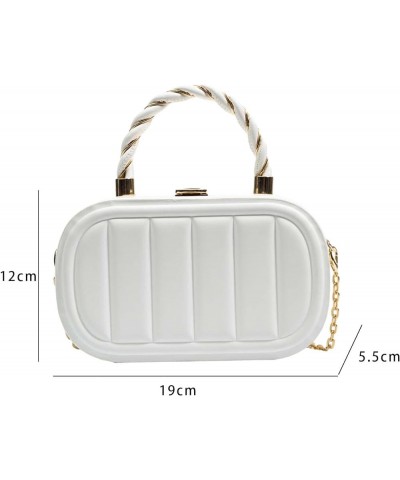 Chain Box Bag Small Square Bag Crossbody Bags for Women Banquet Summer with Chain Strap PU Leather Shoulder Bag Mini Handbag ...