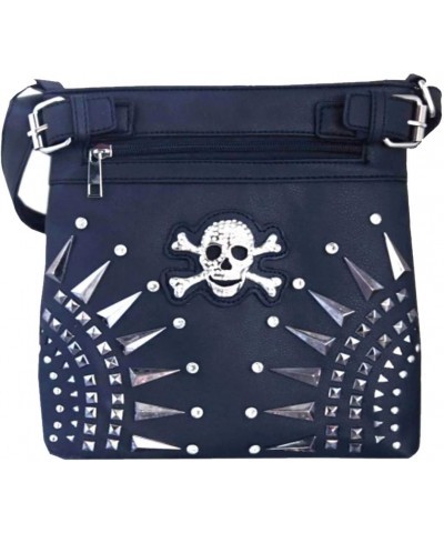 Spike Studded Skull Concealed Carry Cross Body Bag $24.51 Crossbody Bags