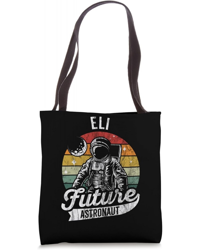 Vintage Personalized Eli Future astronaut Space Lover Tote Bag $15.29 Totes