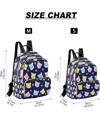 Women Backpack Purse Cute Cartoon Bear Fashion Shoulder Bags Travel Backpack Small Daypacks S Small $11.18 Backpacks