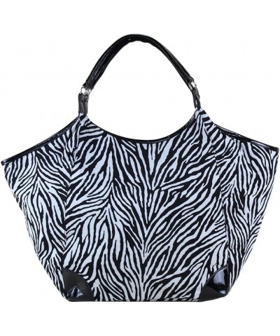 Zebra Print Fabric Classic Hobo Bag $32.99 Hobo Bags