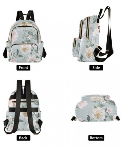 Mini Backpack Purse for Women Lightweight Girls Small Size Watercolor Flowers School Teens College Traveling Medium $17.15 Ba...