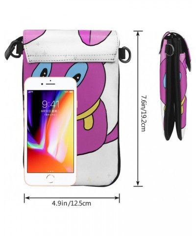 women Small Cell Phone Purse Surprised Cartoon Bunny pattern : Multifunction,Soft, durable,Convenient for daily use and trave...