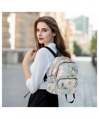 Mini Backpack Purse for Women Lightweight Girls Small Size Watercolor Flowers School Teens College Traveling Medium $17.15 Ba...