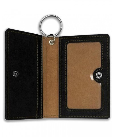 ID Holder Wallet, Double Female Symbol, Personalized Engraving Included (Light Brown) Black with Gold $13.16 Wallets