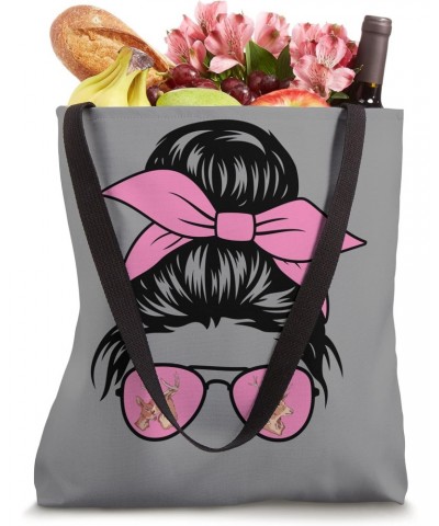 Lover Deer Hunter Deer Stuff Reindeer Catching Messy Bun Tote Bag $10.12 Totes