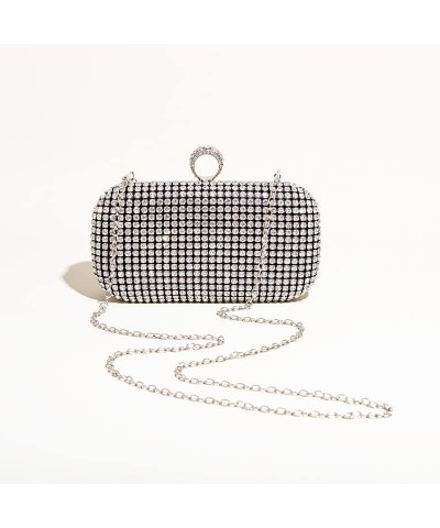 Crystals Evening Clutch Bag for Women Small Shoulder Bags Sparkling Wedding Purses Handbags Evening Bags Formal Black $18.89 ...