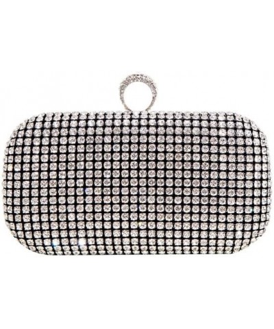 Crystals Evening Clutch Bag for Women Small Shoulder Bags Sparkling Wedding Purses Handbags Evening Bags Formal Black $18.89 ...