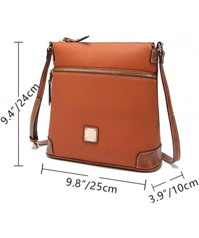 Women's Hobo Bag PU Leather Crossbody Shoulder Bag Square Handbag Purse Small Totes Satchels Dark Purple $20.68 Totes