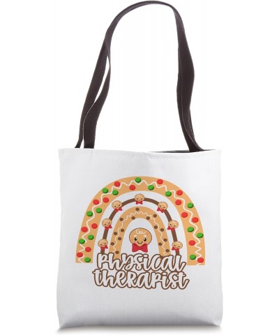 Physical Therapist Christmas Rainbow for Physical Therapy Tote Bag $9.89 Totes