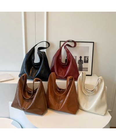 Red Shoulder Bag Y2k Purse Hobo Bags for Women Shoulder Purse Red Purses for Women Trendy 2024 Cute Purse Black $11.87 Should...