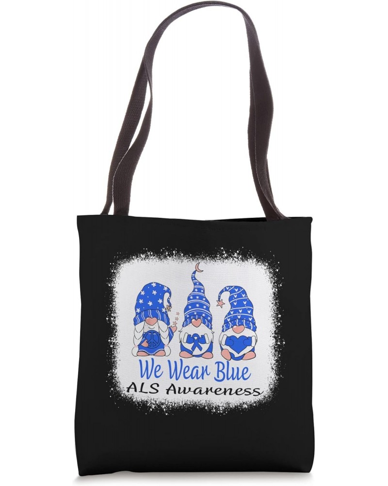 Womens We Wear Blue Tote Bag $9.23 Totes