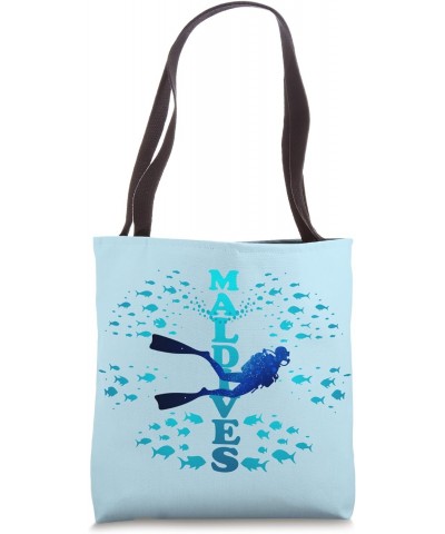 Maldives Blue Tote Bag $11.25 Totes