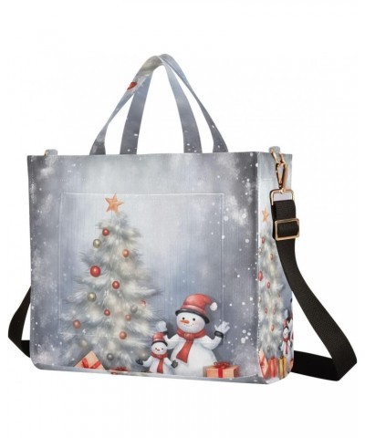 Christmas Snowman Crossbody Bag Women Corduroy Tote Bags Casual Shoulder Handbag Hobo Messenger Bag, S $12.45 Totes