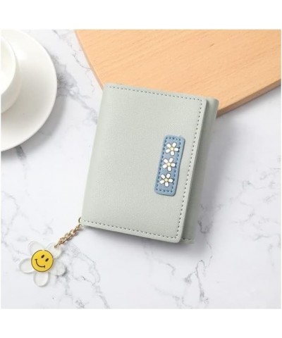 Leather Wallet Pu Leather Women's Wallet Fashion Cute Folding Short Zipper Purse Clutch for Girls Large Capacity Coin Pocket ...