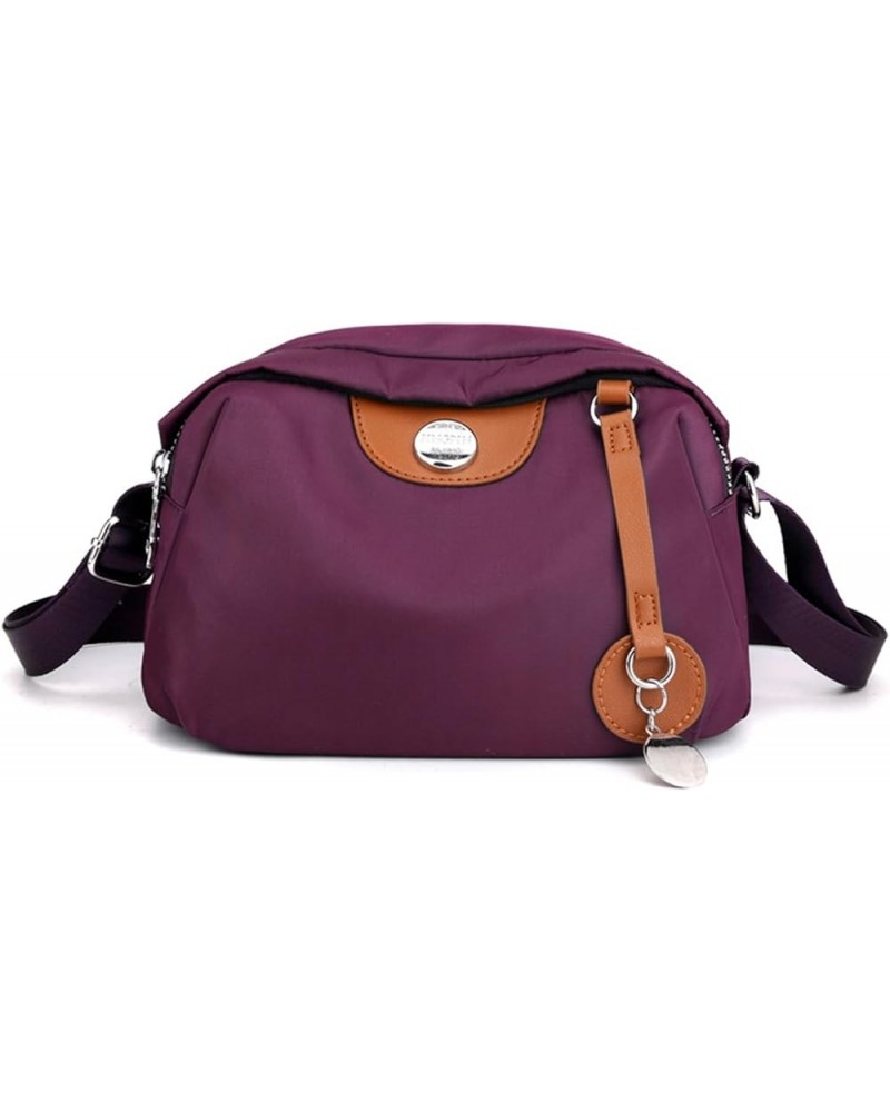 Dearanswer Small Satchel Bag for Women Men Lightweight Square Crossbody Bag Stylish Adjustable Single Shoulder Bag Purple $9....