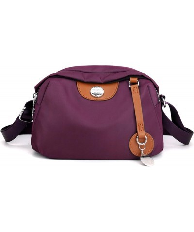 Dearanswer Small Satchel Bag for Women Men Lightweight Square Crossbody Bag Stylish Adjustable Single Shoulder Bag Purple $9....