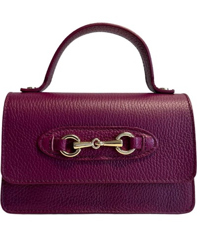 Horsebit Metallic Clamp Shoulder Bag 20 x 7 x 12 cm Wine $78.07 Shoulder Bags