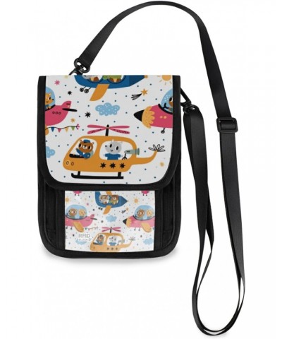 Animals Pilots Crossbody Cellphone Purse, Phone Purse Crossbody for Women, Phone Bag Small Shoulder Wallet Purse with Card Sl...