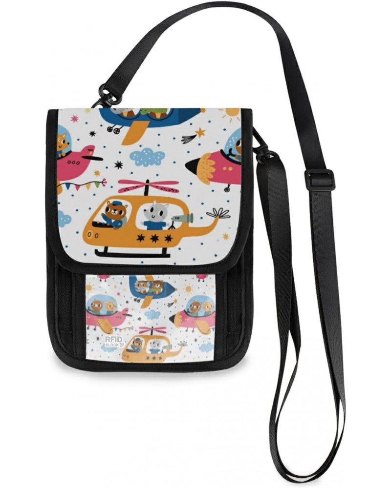 Animals Pilots Crossbody Cellphone Purse, Phone Purse Crossbody for Women, Phone Bag Small Shoulder Wallet Purse with Card Sl...