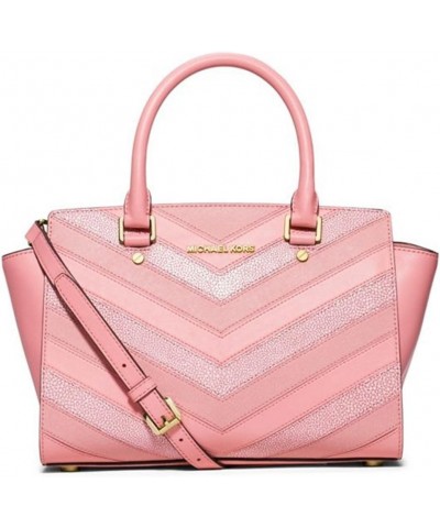 MICHAEL Selma Medium Satchel (Pale Pink) Medium Pale Pink $19.59 Satchels