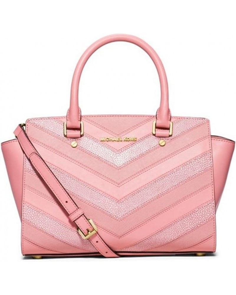 MICHAEL Selma Medium Satchel (Pale Pink) Medium Pale Pink $19.59 Satchels