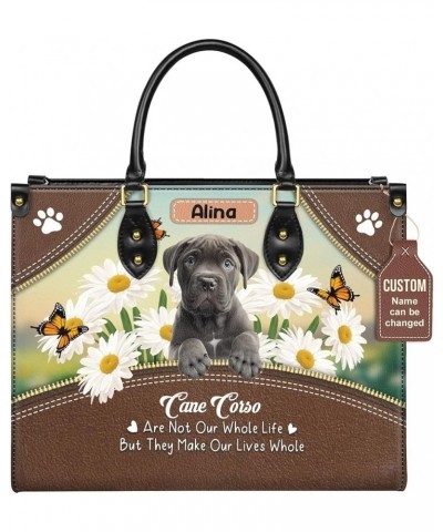 Personalized Cane Corso Dog Handbags, Custom Name Dog Leather Bags, Purses, Shoulder Bag, Gift For Dog Mom Dog Lover Style 6 ...